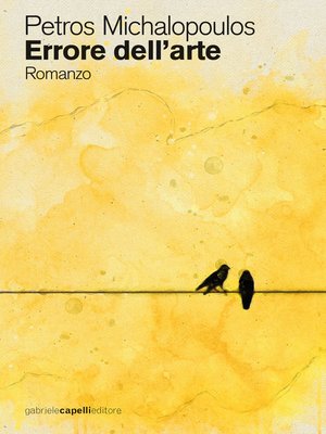 cover image of Errore dell'arte